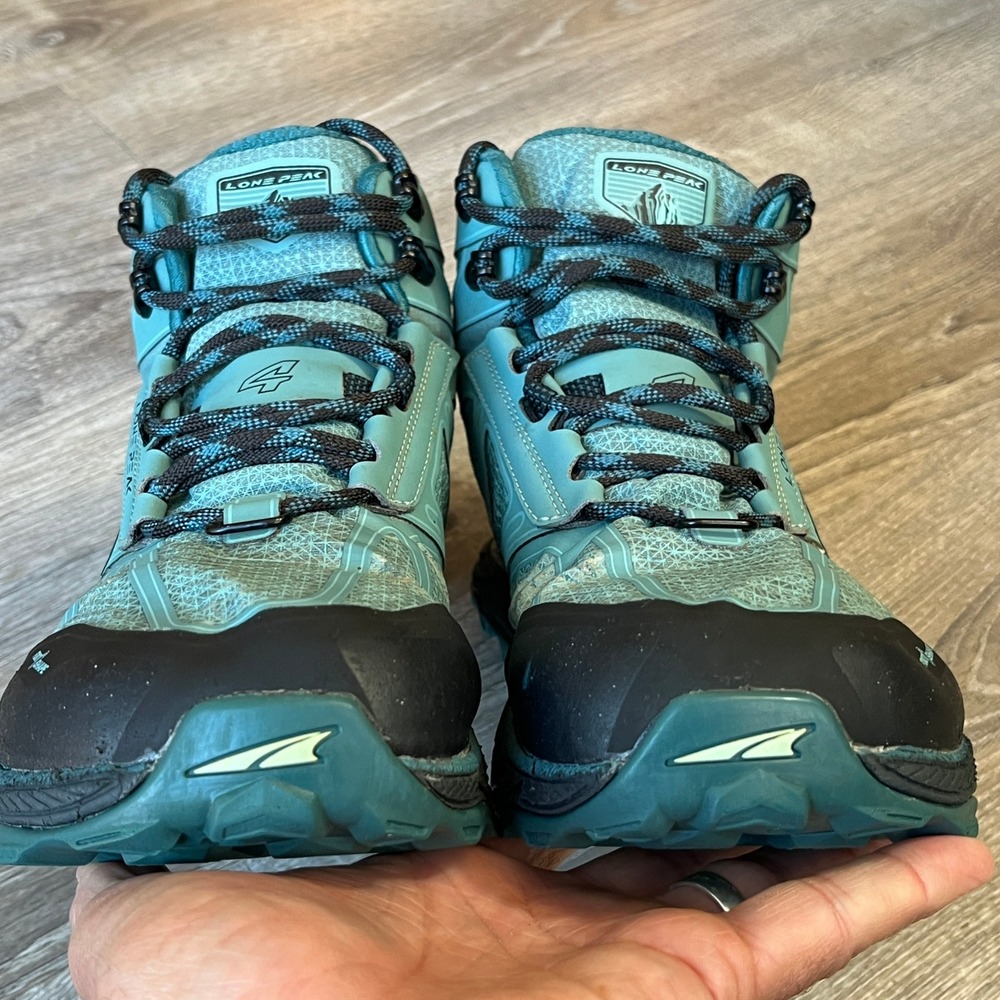 Altra Lone Peak 4 Mid RSM Teal Waterproof Hiking Trail Shoes Womens 8.5 ALW1855N - Picture 5 of 8